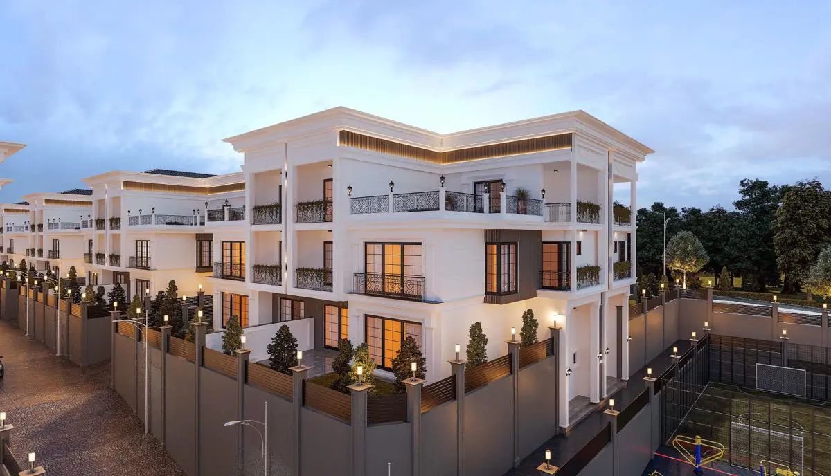 LÜKS VE KONFORUN YENİ ADRESİ YENİ ŞEHİR HASTANESİ YANI SATILIK AY YAPI KALİTESİYLE FOURLEKS VİLLA