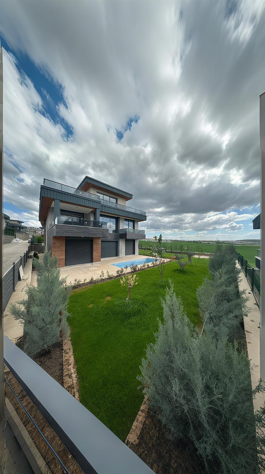 KENT ORMAN ARKASI HAVUZLU TRİPLEKS 6+1 LÜKS VİLLA