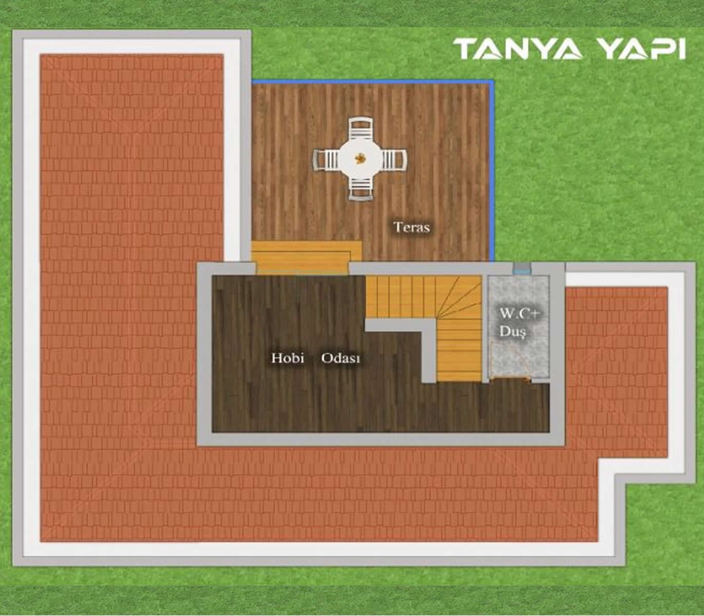 MİLANO PARK VİLLALARI TANYA YAPIDA 5+1 SATILIK TRİPLEX VİLLA
