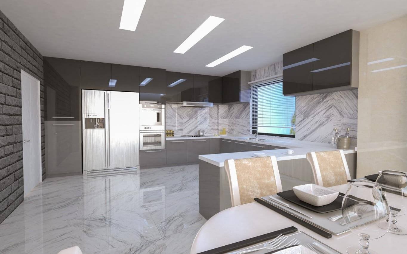 MİLANO PARK VİLLALARI TANYA YAPIDA 5+1 SATILIK TRİPLEX VİLLA